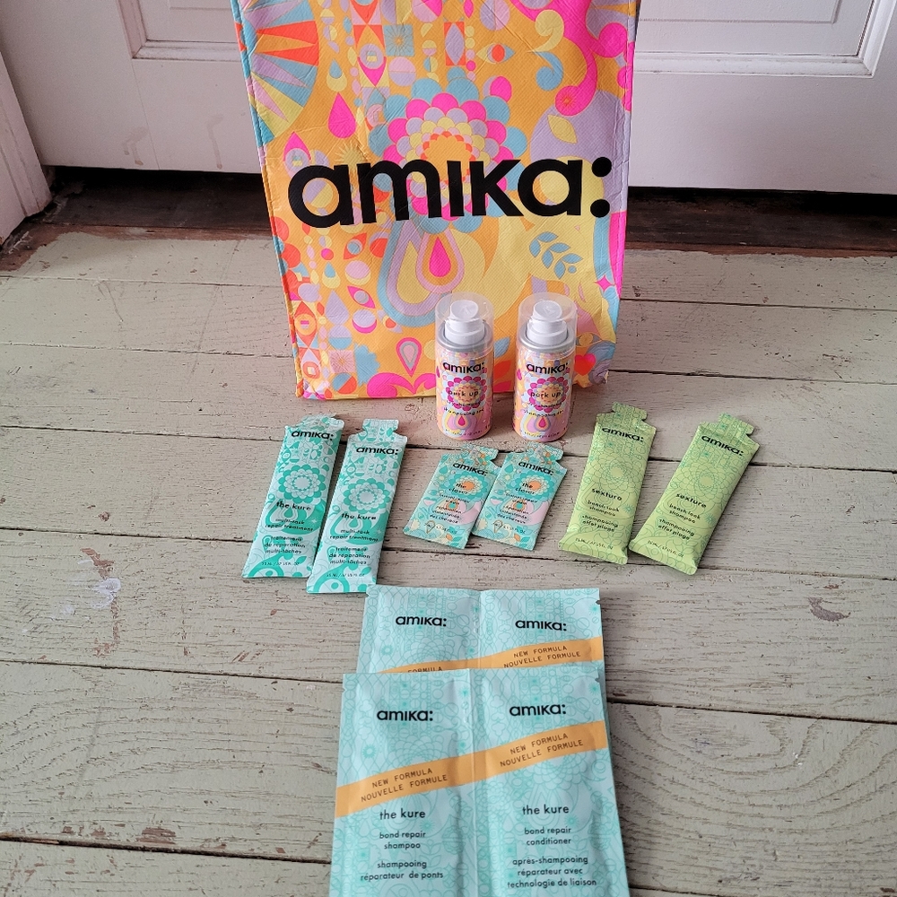 Amika hair care samples